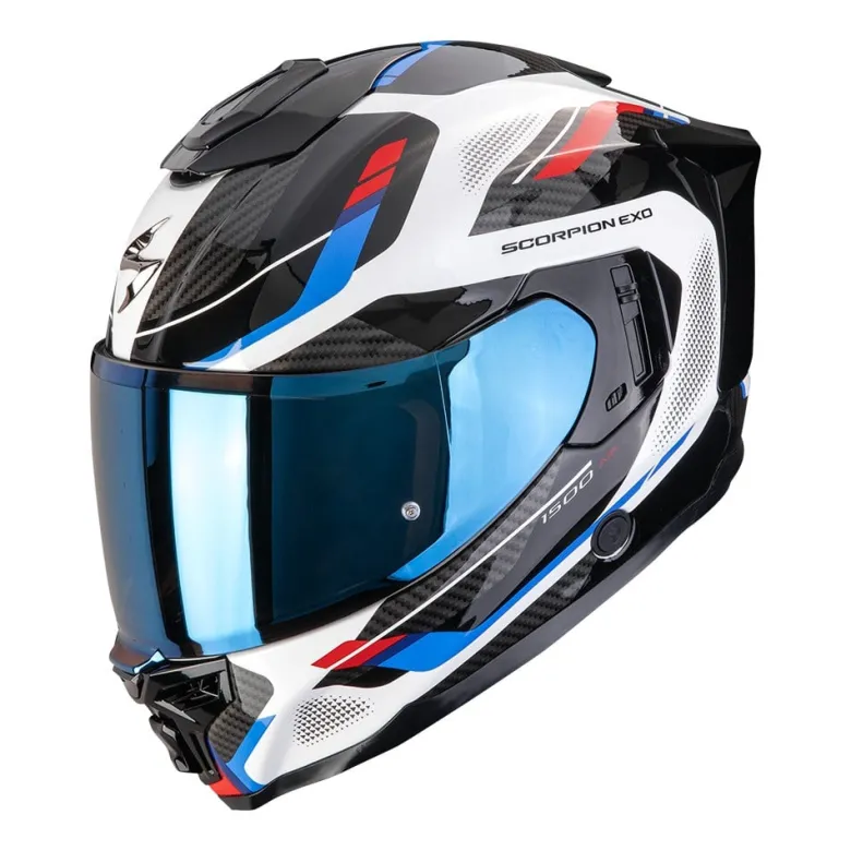 Wizjer niebieski lustrzany Scorpion KDS-F-03 do kasków Exo-GT SP/1500/530 AIR