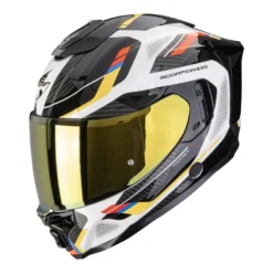 Wizjer złoty lustrzany Scorpion KDS-F-03 do kasków Exo-GT SP/1500/530 AIR